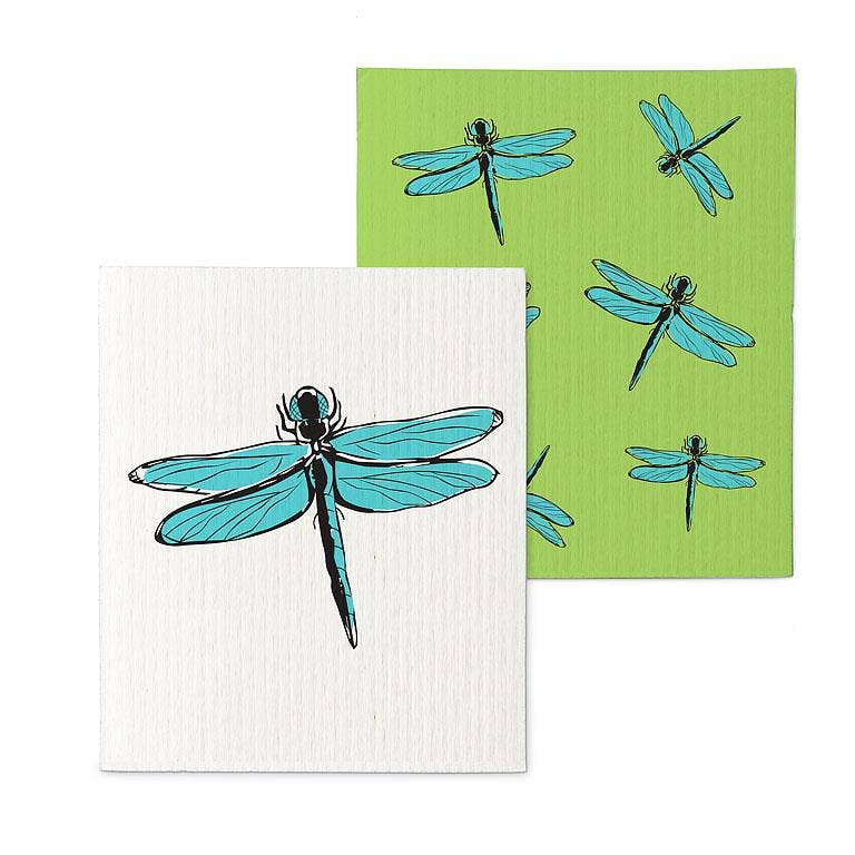 Dragonflies Dishcloths