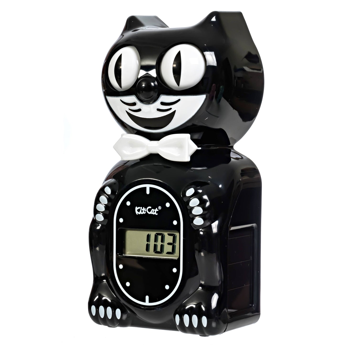 Solar Kit-Cat Digital Alarm Klock – Classic Black