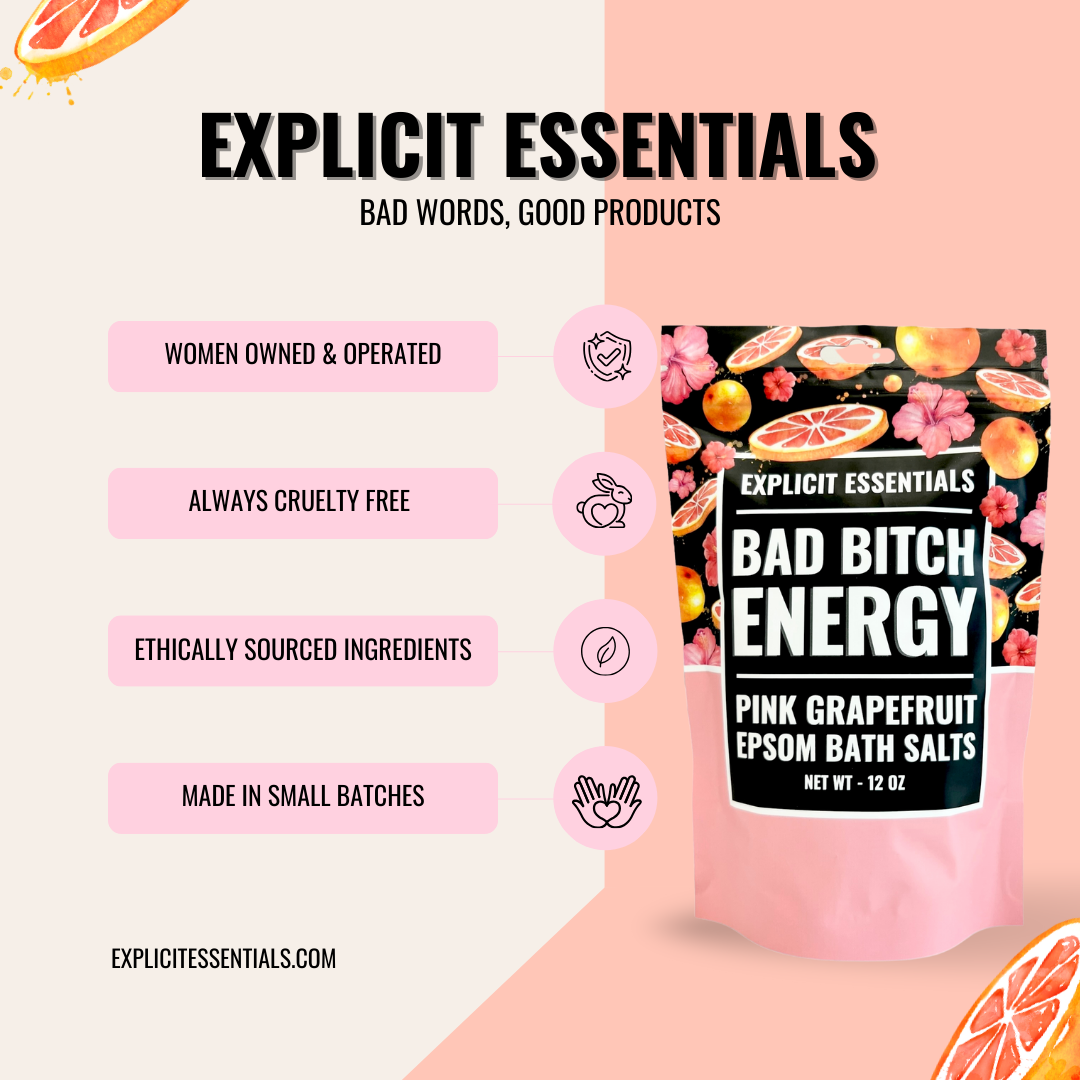 Bad Bitch Energy Bath Salts 12oz Bag