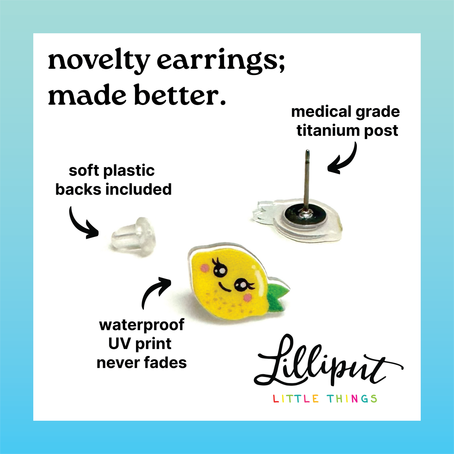 Kawaii Hot Dog Earrings