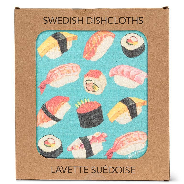 Sushi & Sashimi Dishcloth