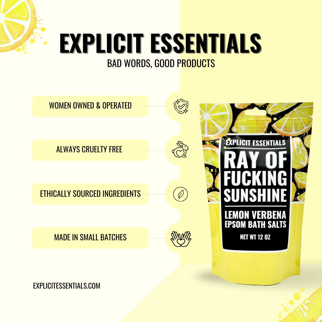 Ray of Fucking Sunshine Bath Salts 12oz Bag