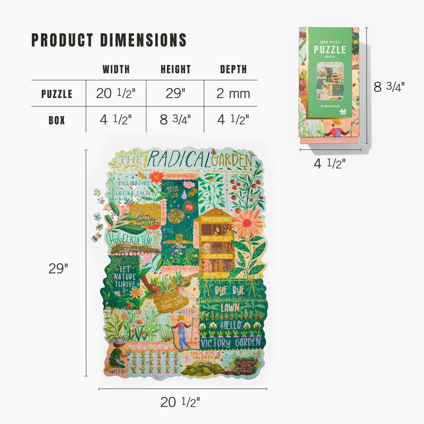 1000 PIECE PUZZLE, The Radical Garden, Firelight