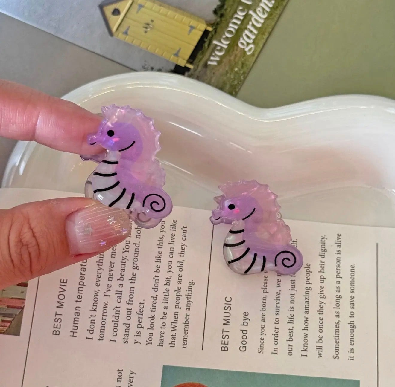 Marine Animal Mini Claw Clip