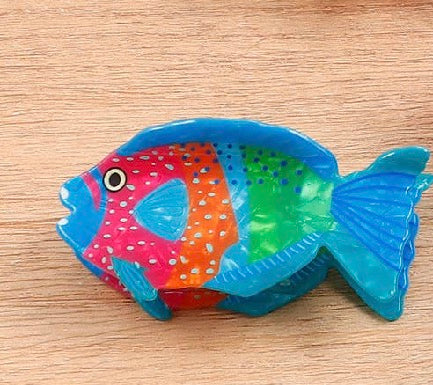 Colorful Cartoon Ocean-Inspired Fish Hair Clips