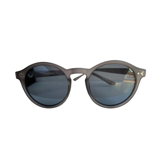 Round Gray "Elton" Sunglasses