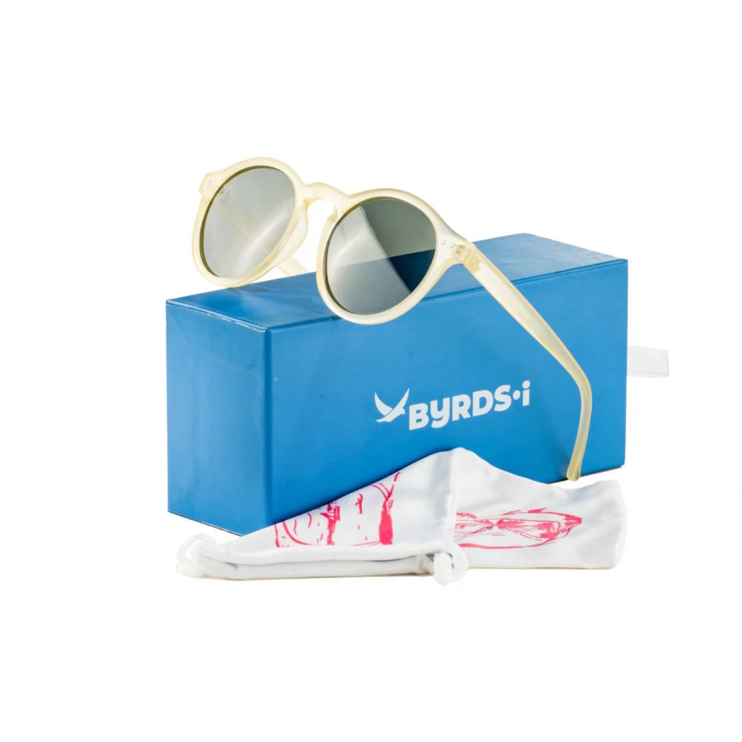 Round Yellow "Elton" Sunglasses