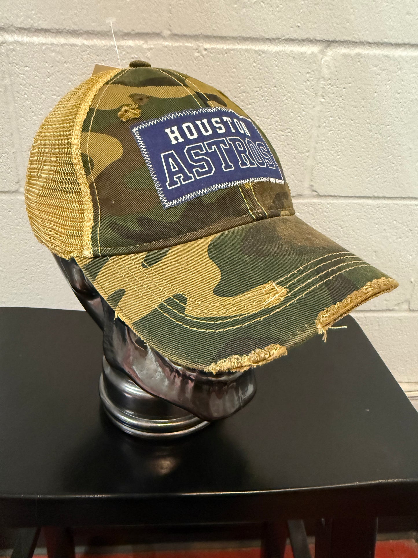 Camo Astros Cap