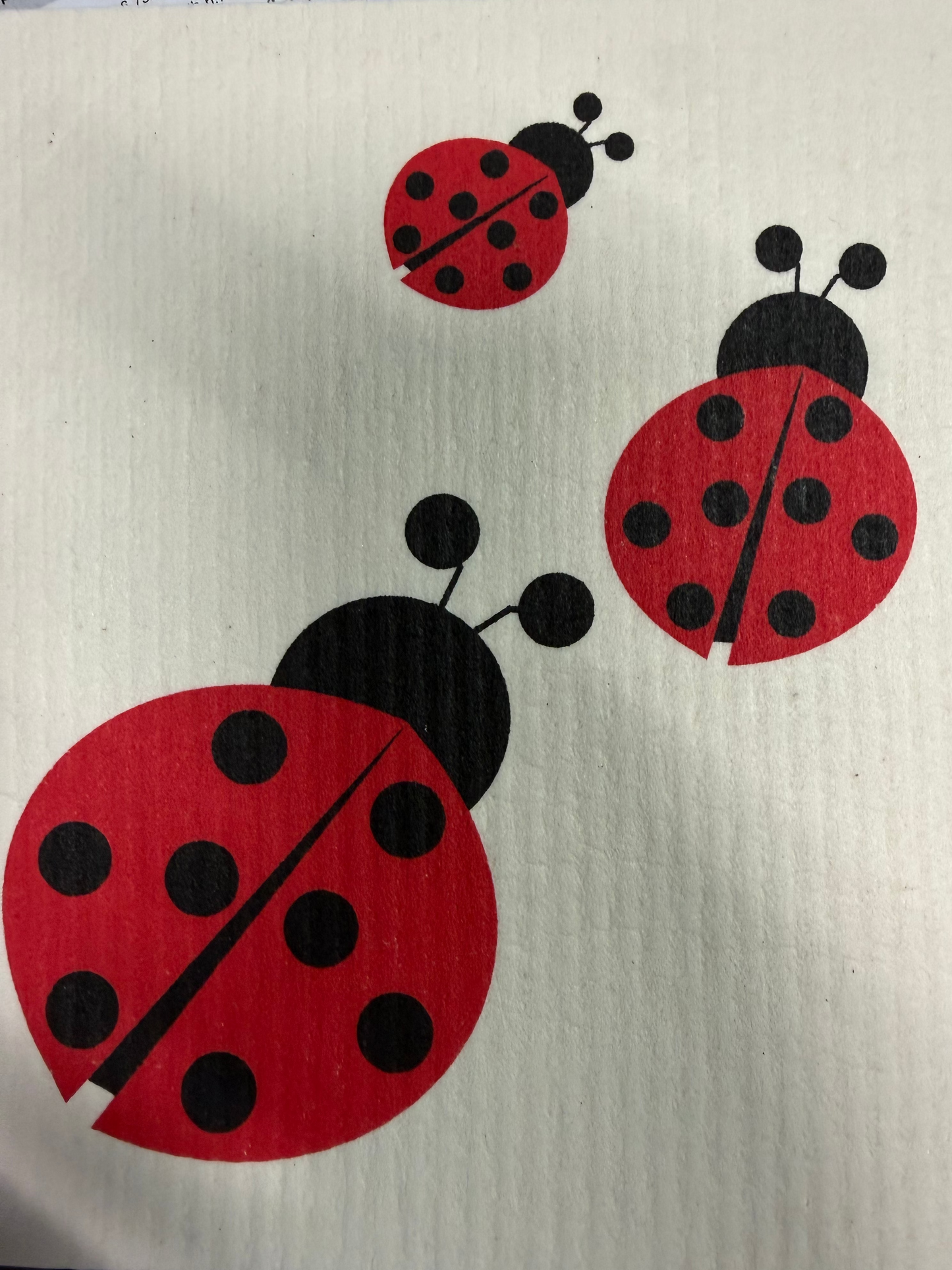 Ladybug Dishcloths