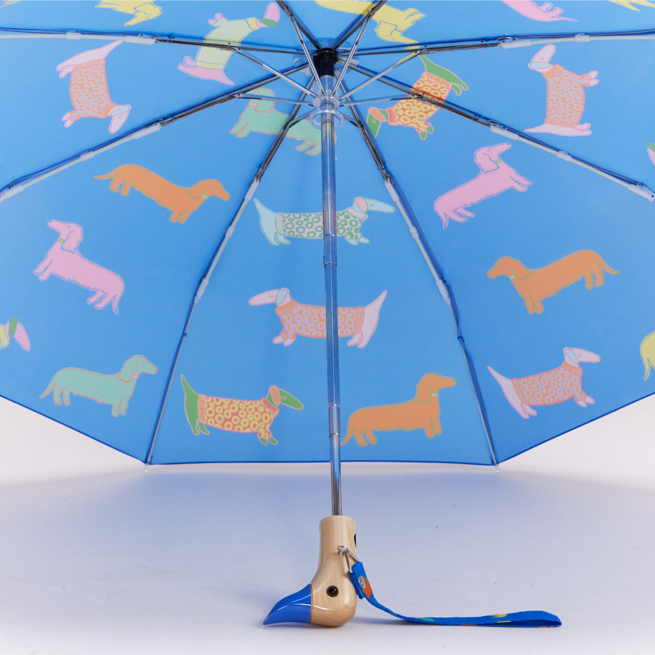 NEW! Dogs in Blue Dachshund Eco-friendly Duckhead Umbrella