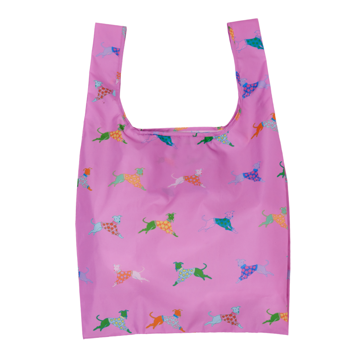 NEW! Multipack - Dogs in Blue & Pink Eco Reusable Bag 6 pcs