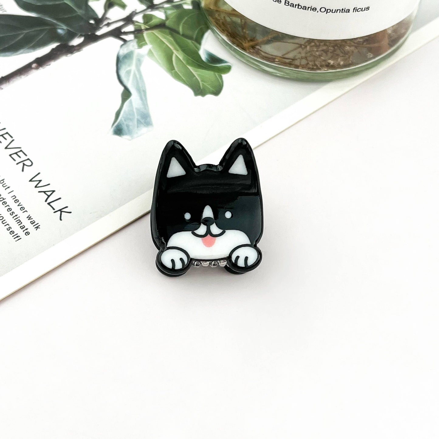 Mini Cute Dog Hair Claw Clip-puppy hair accessory