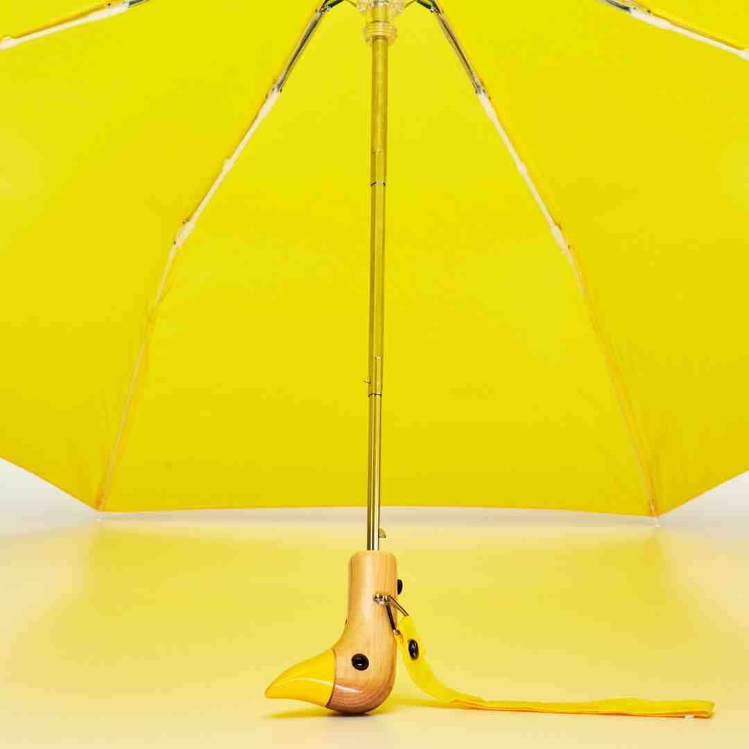 Summer Yellow Duck-Head Umbrella