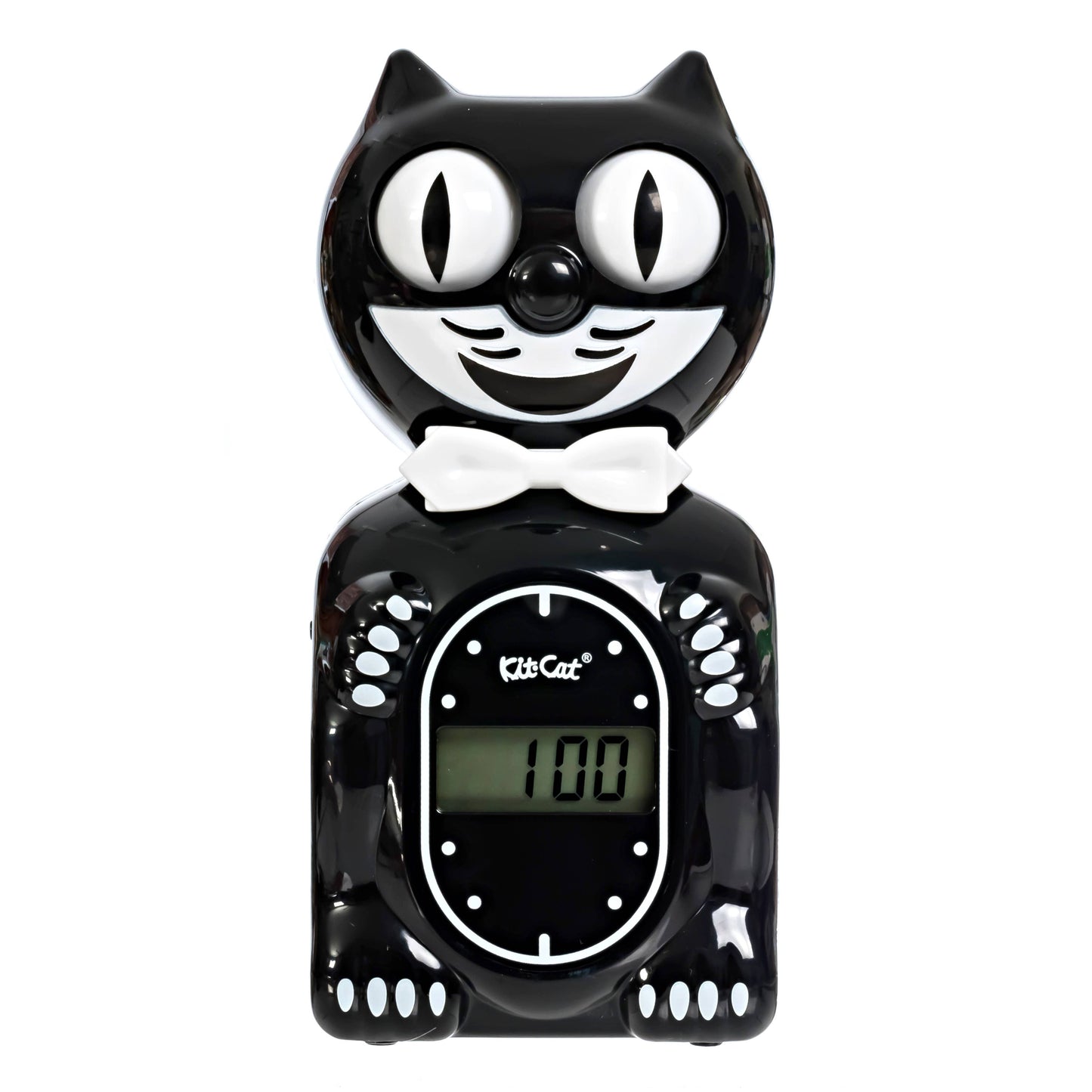 Solar Kit-Cat Digital Alarm Klock – Classic Black