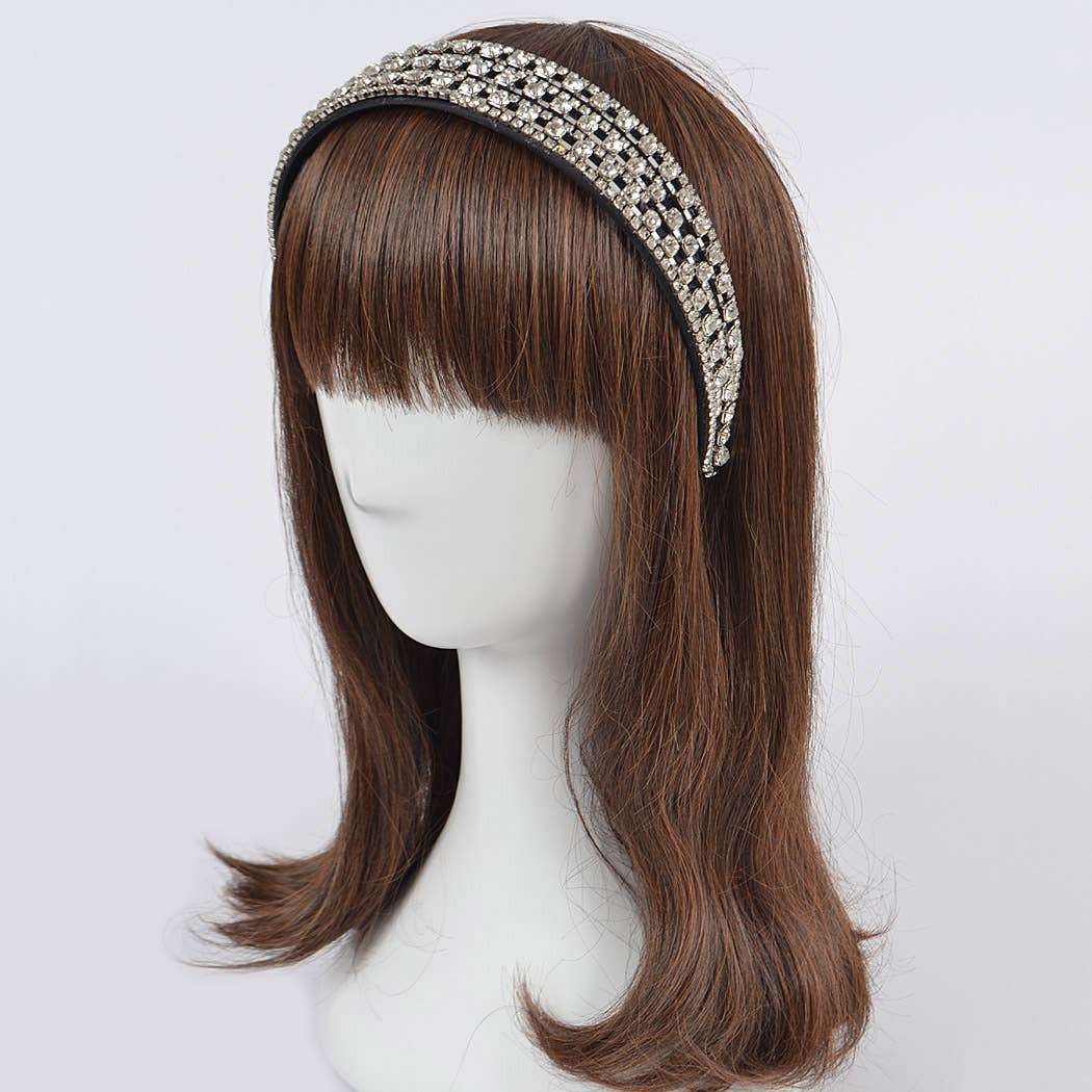 Multi Size Rhinestone Hairband