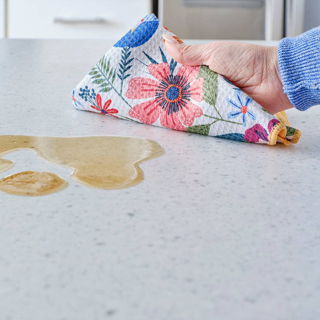 Field Of Flowers All Purpose Towel Set, Multi-Surface Cloths