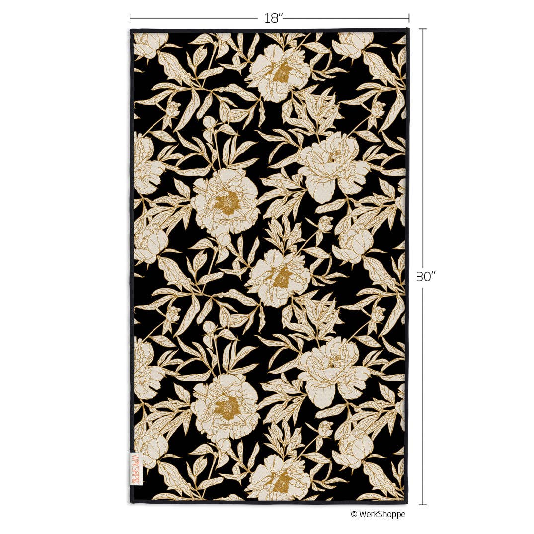 Ivory Roses Microfiber Kitchen Towel