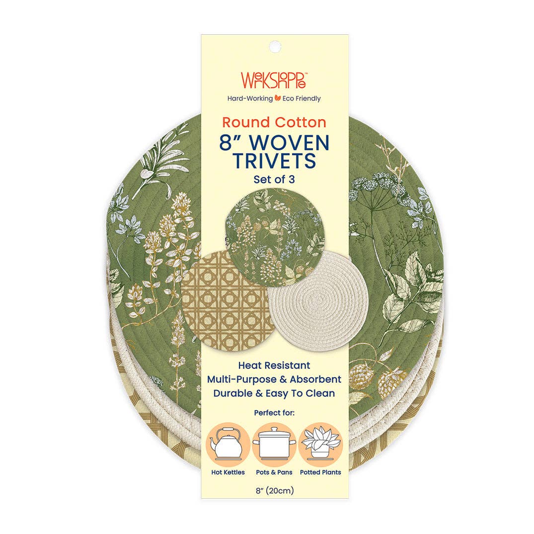 Kitchen Herbs Cotton Kitchen Trivets, Pot Holders, Hot Pads ok