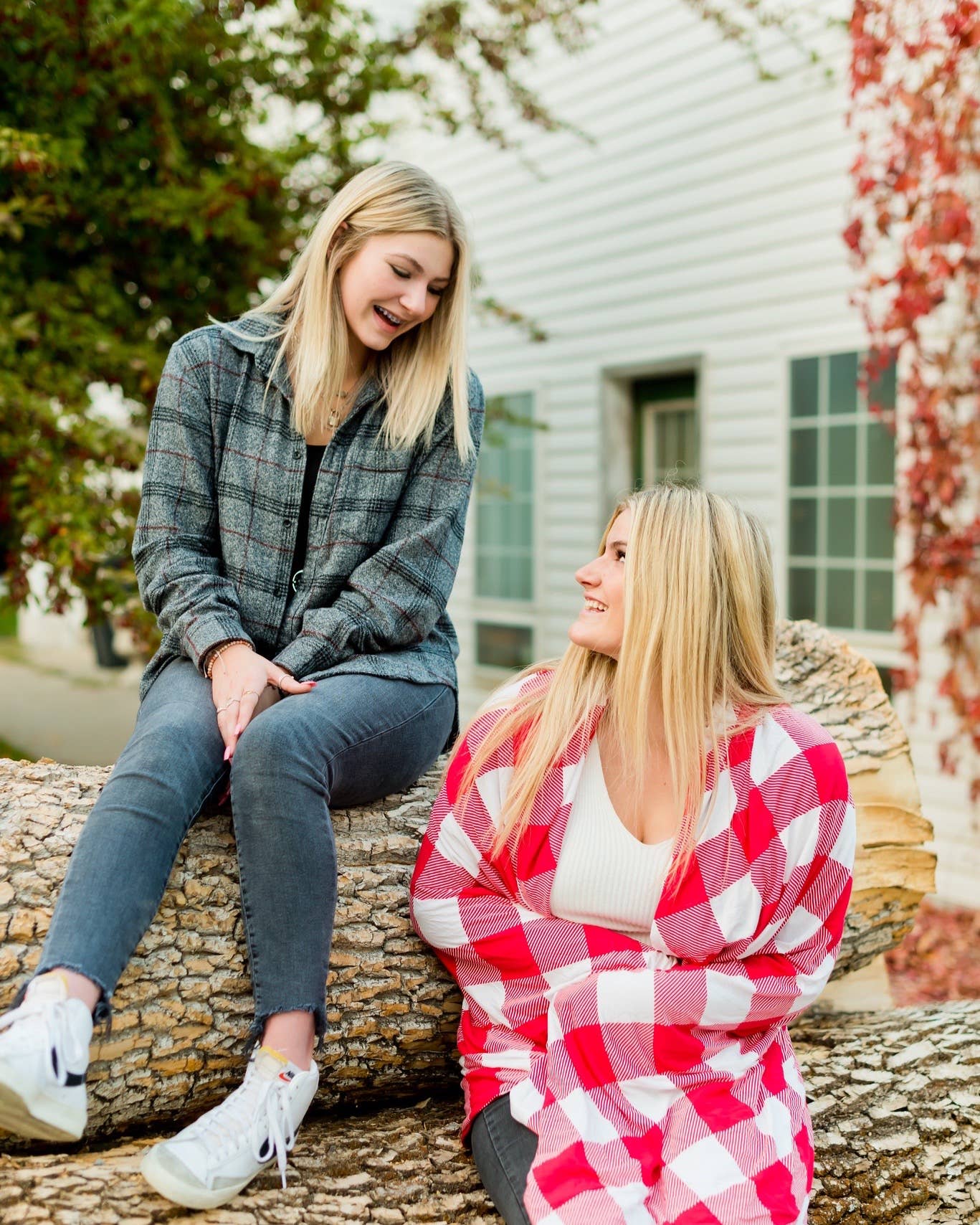Red & White Buffalo Plaid Blanket