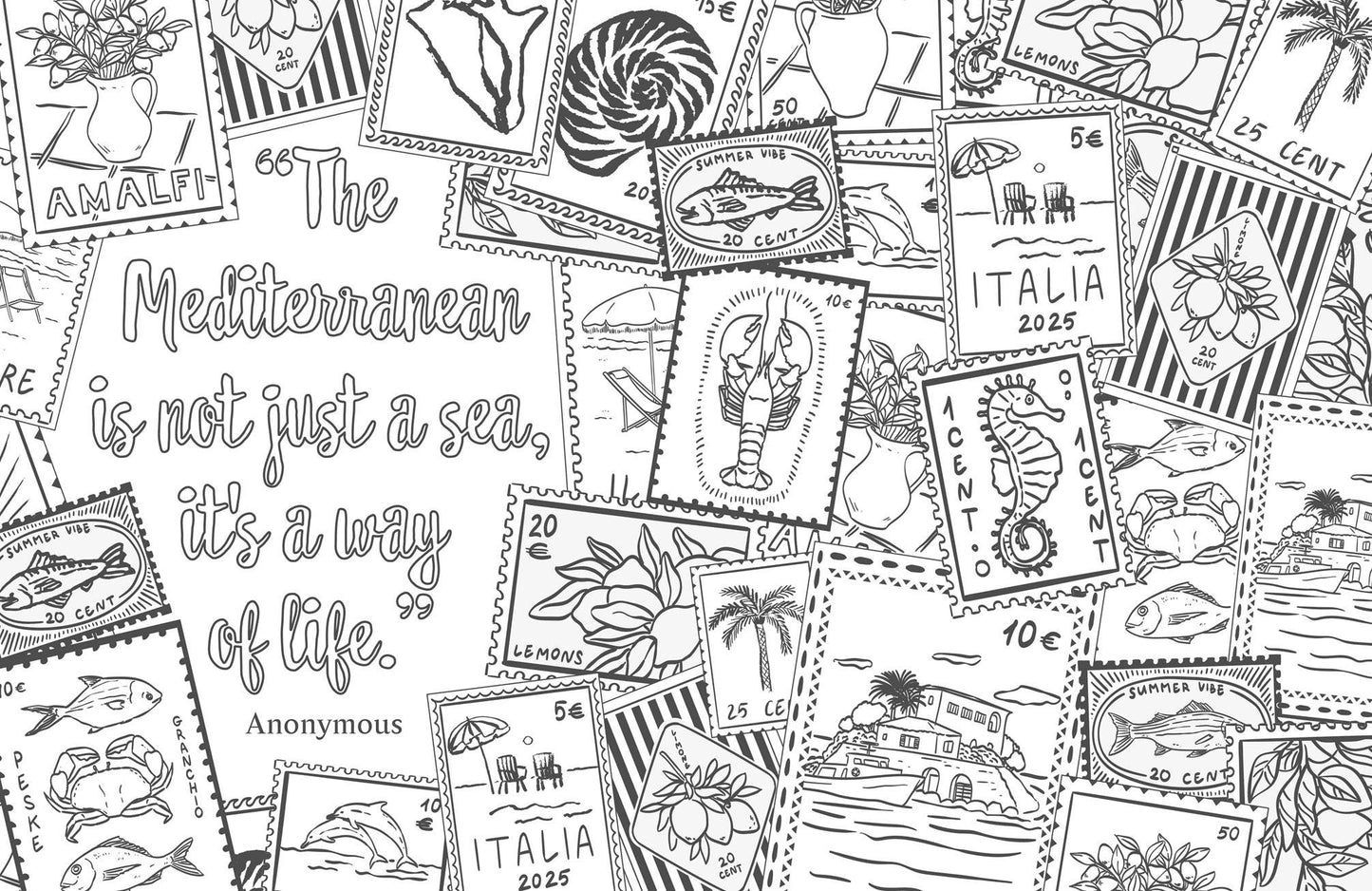 The Mediterranean Coloring Book