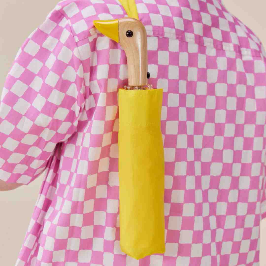 Summer Yellow Duck-Head Umbrella