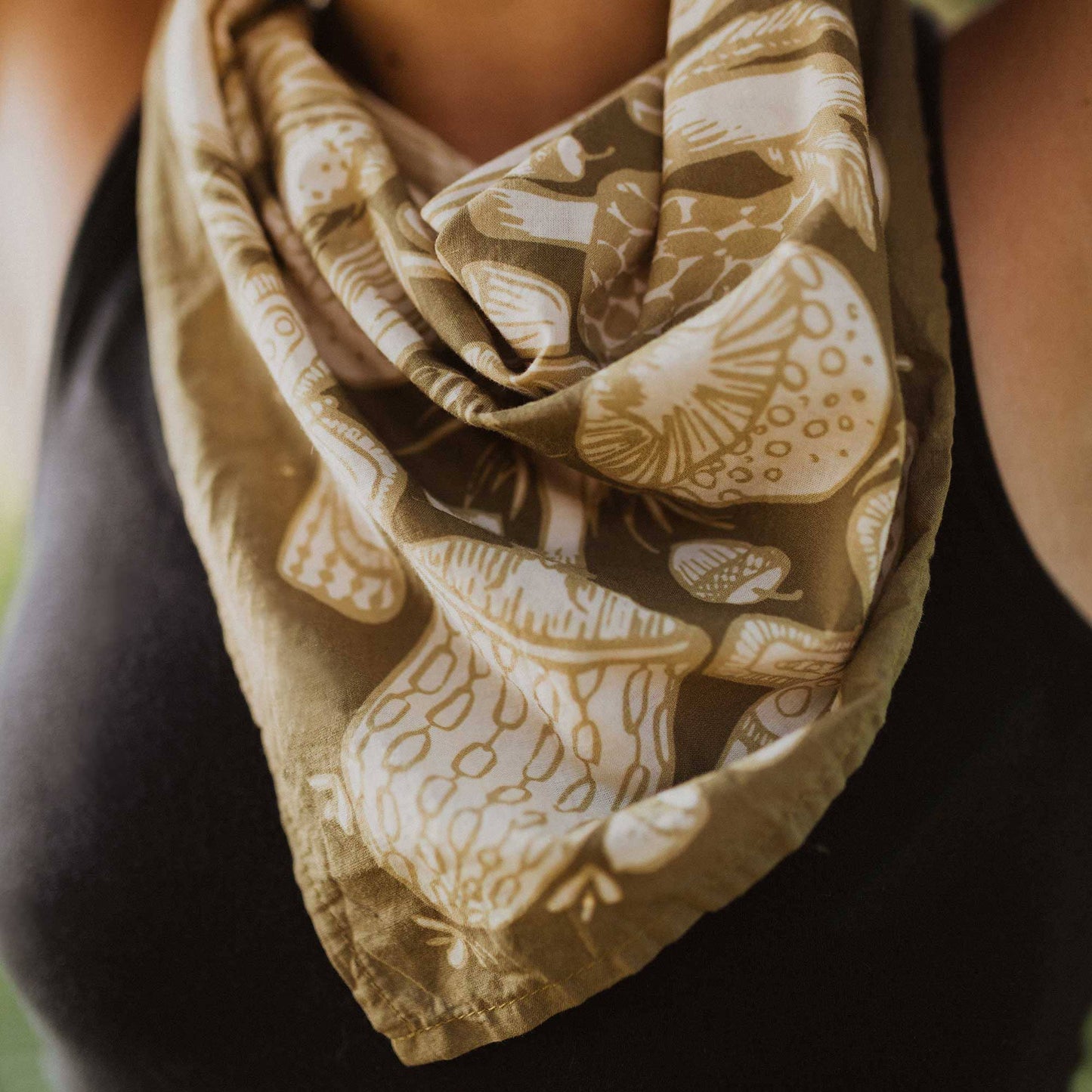 No. 016 Mushrooms Bandana