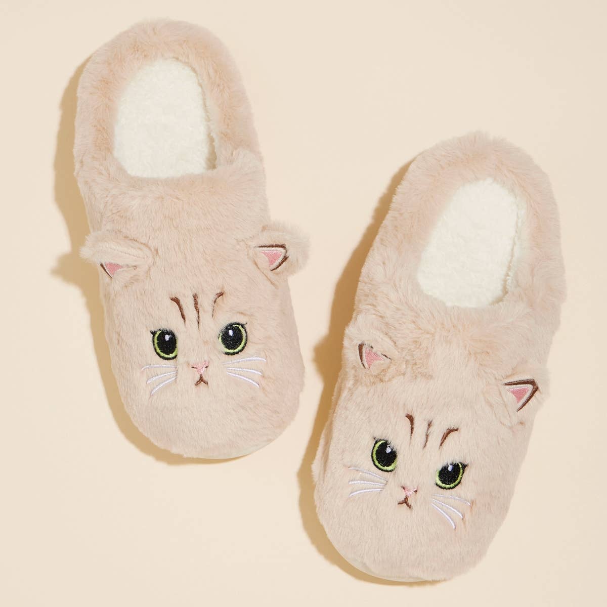 Kitten Fuzzy Home Slippers