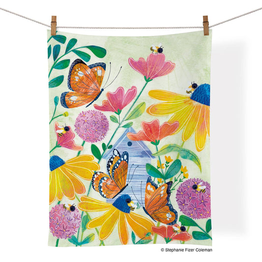 Butterflies & Bees | Cotton Tea Towel